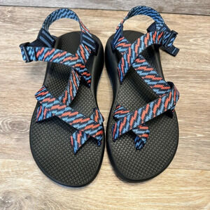 Chaco Z2 classics static eclipse Blue‎ Coral Hiking Sandal Size 9